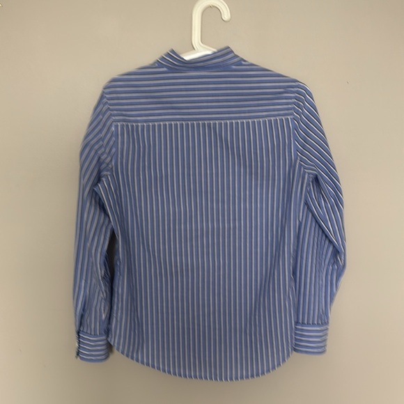 Blue Striped Button Down  size XS - Picture 6 of 6